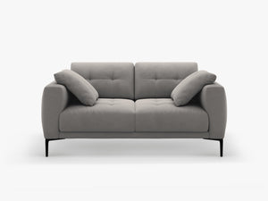 2-Seater Sofa with Deep Seating – Modern Design with Metal Legs W161