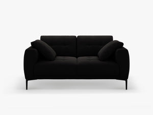 2-Seater Sofa with Deep Seating – Modern Design with Metal Legs W161