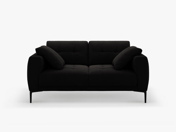 2-Seater Sofa with Deep Seating – Modern Design with Metal Legs W161