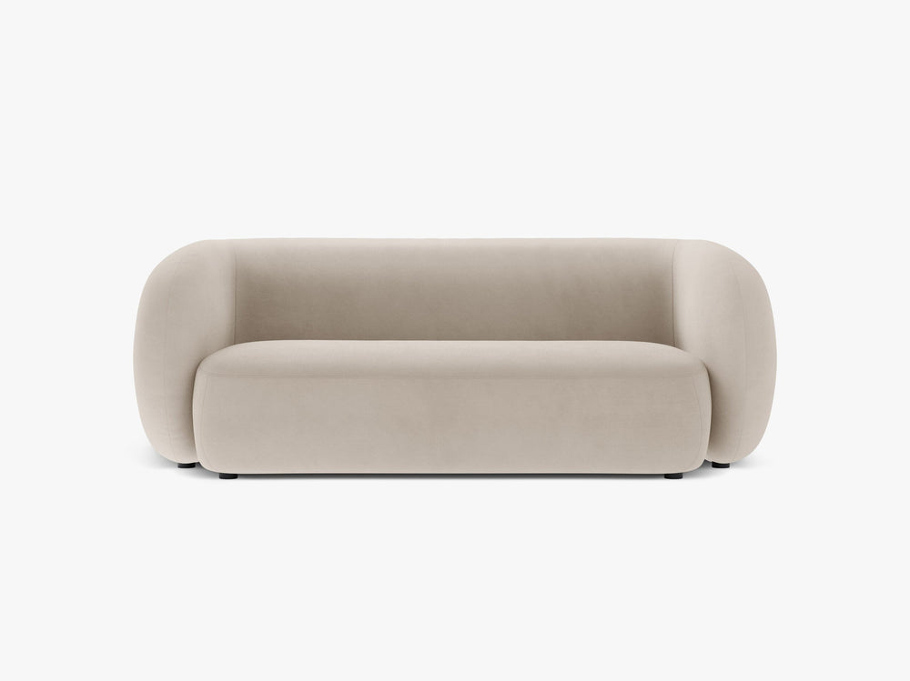Compact 2-Seater Sofa with Curved Design & Soft Comfort W183