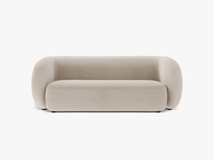 Compact 2-Seater Sofa with Curved Design & Soft Comfort W183