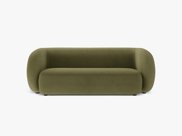 Compact 2-Seater Sofa with Curved Design & Soft Comfort W183