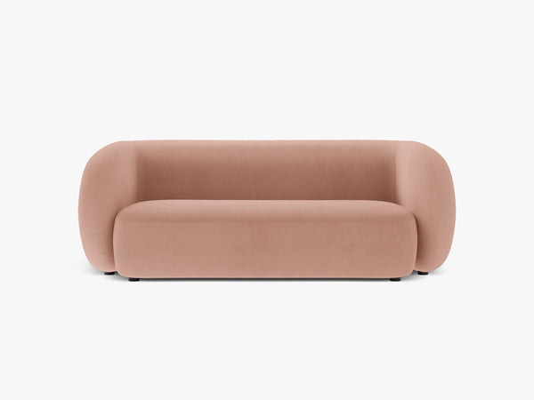 Compact 2-Seater Sofa with Curved Design & Soft Comfort W183