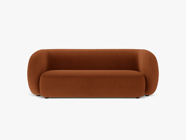 Compact 2-Seater Sofa with Curved Design & Soft Comfort W183