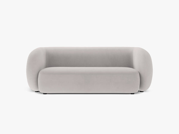 Compact 2-Seater Sofa with Curved Design & Soft Comfort W183