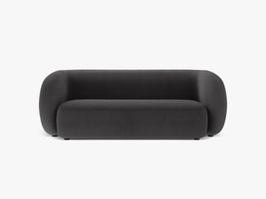 Compact 2-Seater Sofa with Curved Design & Soft Comfort W183