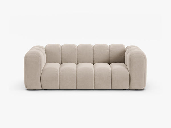 Modern 2-Seater Sofa with Curved Design & Soft Comfort W200