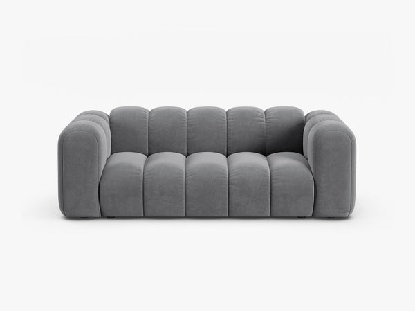 Modern 2-Seater Sofa with Curved Design & Soft Comfort W200