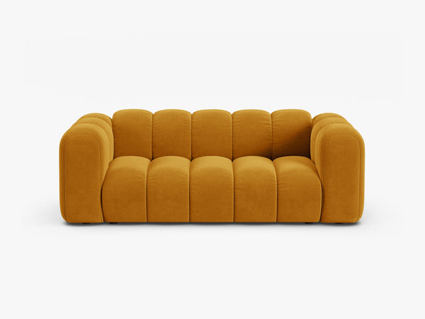Modern 2-Seater Sofa with Curved Design & Soft Comfort W200