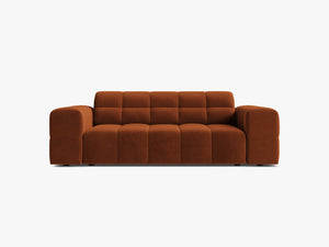 Modern 2-Seater Sofa – Upholstered Deep Seat Couch with Tufted Design W178