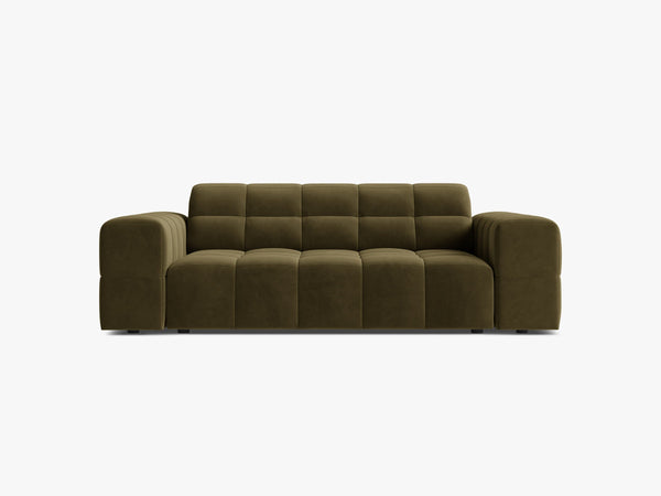 Modern 2-Seater Sofa – Upholstered Deep Seat Couch with Tufted Design W178