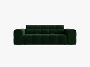 Modern 2-Seater Sofa – Upholstered Deep Seat Couch with Tufted Design W178
