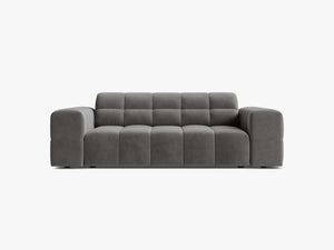 Modern 2-Seater Sofa – Upholstered Deep Seat Couch with Tufted Design W178