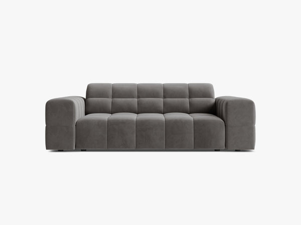 Modern 2-Seater Sofa – Upholstered Deep Seat Couch with Tufted Design W178