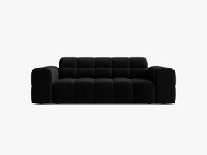 Modern 2-Seater Sofa – Upholstered Deep Seat Couch with Tufted Design W178