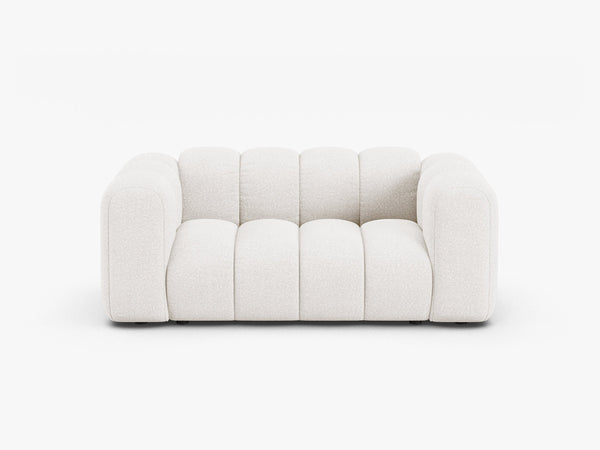Compact 2-Seater Sofa with Curved Design & Soft Comfort W170