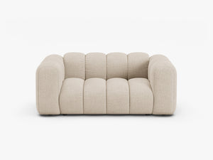 Compact 2-Seater Sofa with Curved Design & Soft Comfort W170