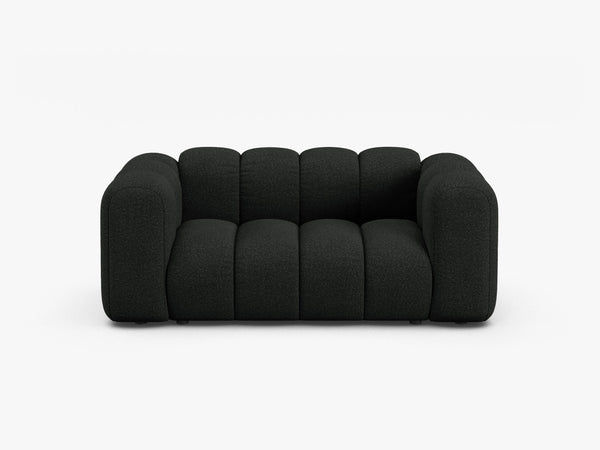 Compact 2-Seater Sofa with Curved Design & Soft Comfort W170