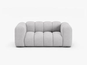 Compact 2-Seater Sofa with Curved Design & Soft Comfort W170