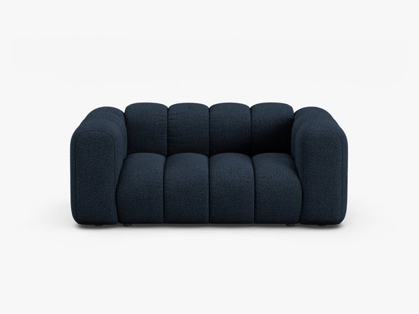 Compact 2-Seater Sofa with Curved Design & Soft Comfort W170