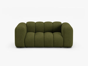Compact 2-Seater Sofa with Curved Design & Soft Comfort W170