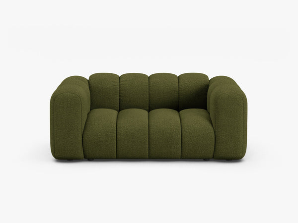 Compact 2-Seater Sofa with Curved Design & Soft Comfort W170