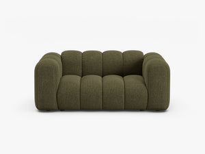 Compact 2-Seater Sofa with Curved Design & Soft Comfort W170