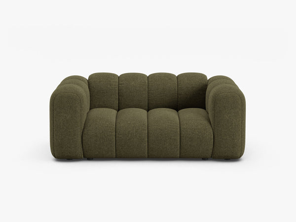 Compact 2-Seater Sofa with Curved Design & Soft Comfort W170