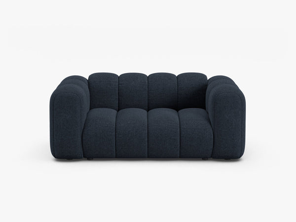 Compact 2-Seater Sofa with Curved Design & Soft Comfort W170