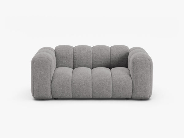 Compact 2-Seater Sofa with Curved Design & Soft Comfort W170