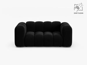 Compact 2-Seater Sofa with Curved Design & Soft Comfort W170