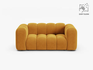 Compact 2-Seater Sofa with Curved Design & Soft Comfort W170