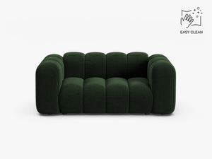 Compact 2-Seater Sofa with Curved Design & Soft Comfort W170