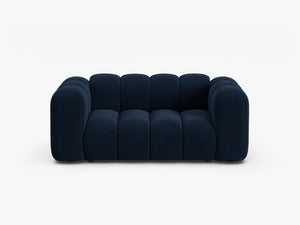 Compact 2-Seater Sofa with Curved Design & Soft Comfort W170