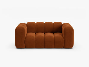 Compact 2-Seater Sofa with Curved Design & Soft Comfort W170