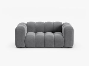Compact 2-Seater Sofa with Curved Design & Soft Comfort W170