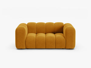 Compact 2-Seater Sofa with Curved Design & Soft Comfort W170