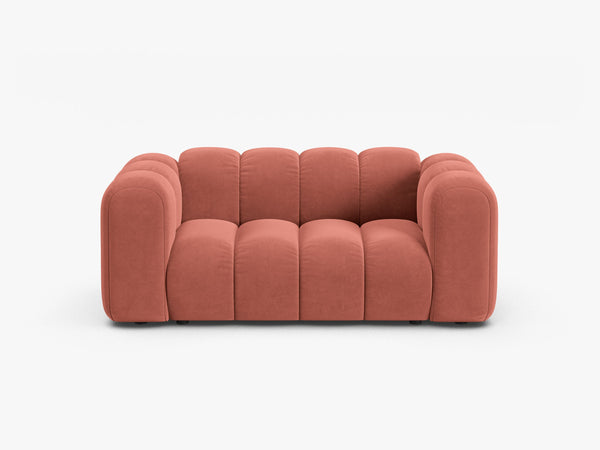 Compact 2-Seater Sofa with Curved Design & Soft Comfort W170