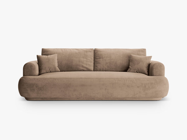 3-Seater Sofa Bed with Storage & Retro Design W253