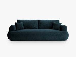 3-Seater Sofa Bed with Storage & Retro Design W253