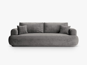 3-Seater Sofa Bed with Storage & Retro Design W253