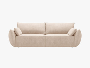 3-Seater Sofa Bed with Storage & Modern Cubic Design W244