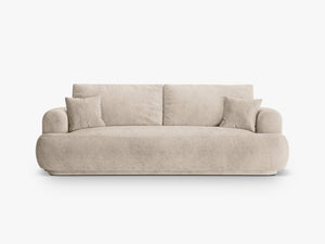 3-Seater Sofa Bed with Storage & Retro Design W253