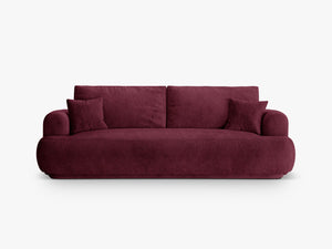 3-Seater Sofa Bed with Storage & Retro Design W253