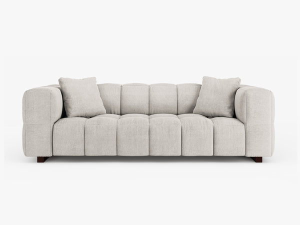 Modern 3-Seater Sofa Bed – Convertible Quilted Sleeper Couch W260