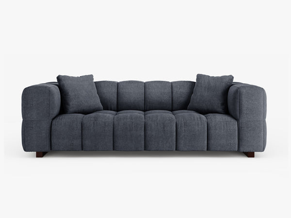3-Seater Sofa Bed – Modern Convertible Couch with Quilted Design W260