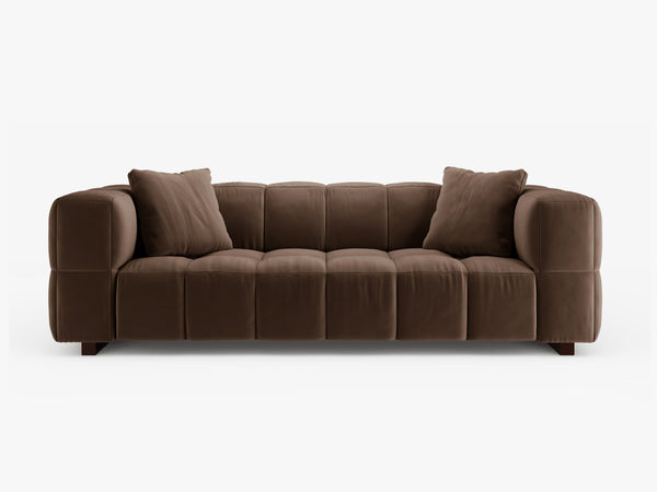 3-Seater Sofa Bed – Modern Convertible Couch with Quilted Design W260