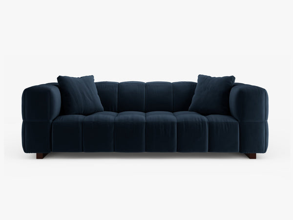 Modern 3-Seater Sofa Bed – Convertible Quilted Sleeper Couch W260