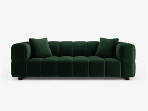 Modern 3-Seater Sofa Bed – Convertible Quilted Sleeper Couch W260