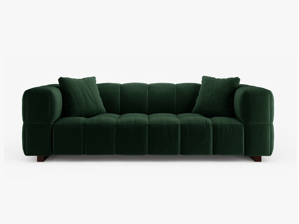 Modern 3-Seater Sofa Bed – Convertible Quilted Sleeper Couch W260